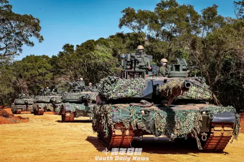 ▲國軍向美採購M1A2T戰車成軍後，近期首度投入新式基地訓練，採取10天9夜不間斷實戰化訓練。（圖／青年日報提供）