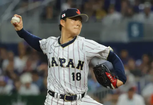 ▲日本王牌強投山本由伸明顯尚未達到最佳狀態。（圖／美聯社／達志影像）