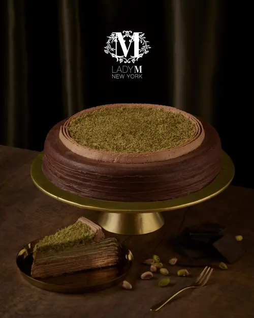 ▲LADY M也有「杜拜巧克力千層蛋糕」。（圖／LADY M ladym.com.tw）