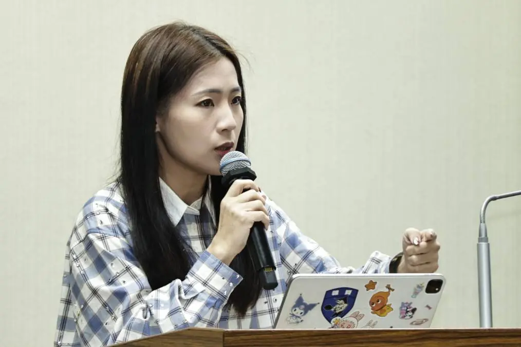 ▲國民黨立委徐巧芯痛批前藍營發言人蕭敬嚴道歉毫無誠意。（圖／記者吳翊緁攝影）