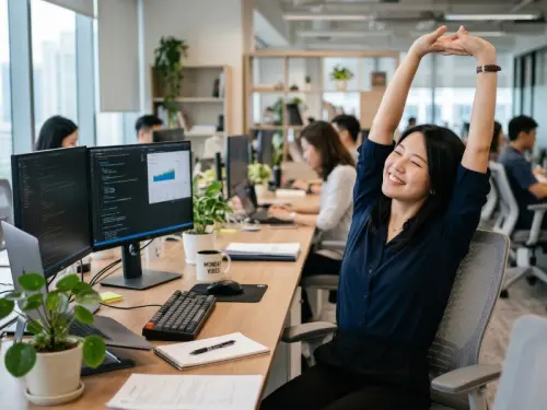 特企／告別肩頸痠痛！上班族必備的座位微伸展與午休瑜珈攻略
