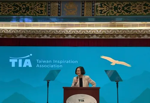 Former president Tsai speaks about Taiwan’s ability to thrive amid global challenges. (TCN)