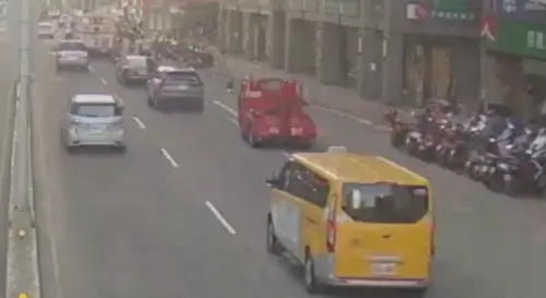拖吊車司機撞人後躲回公司！駕駛毒駕兼肇逃橫行新北市畫面曝光