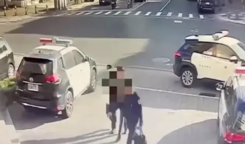 ▲警方當場依法逮捕朱女並帶返所調查送辦外，另對朱女毒駕部分依法舉發。(圖／記者郭凱杰翻攝)