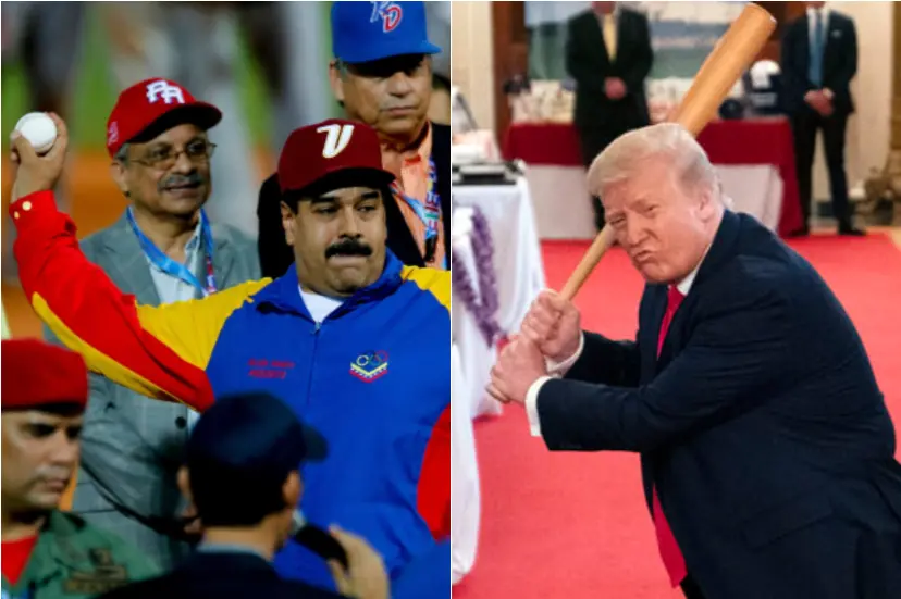 ▲委內瑞拉總統馬杜洛一月被美國總統川普派兵逮捕關押至美國。合成圖。（圖／美聯社／達志影像）