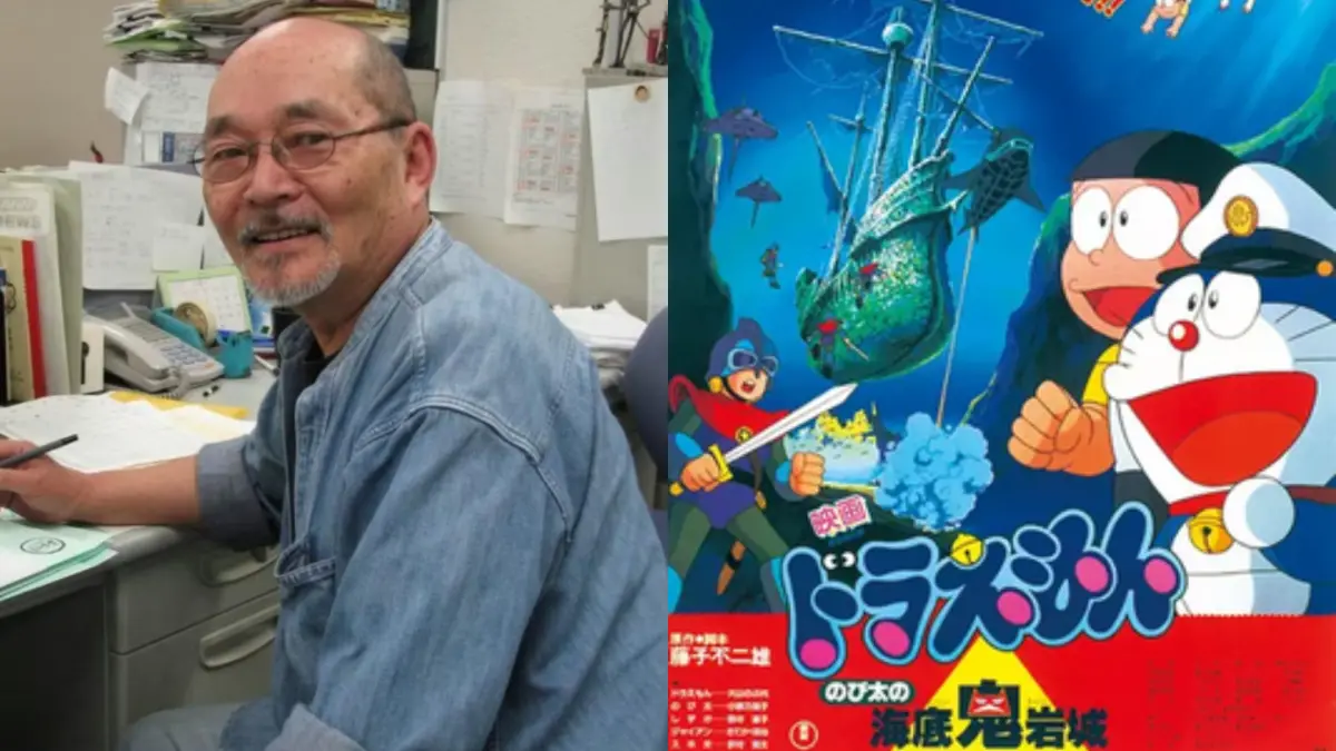 ▲知名動畫導演芝山努過去曾執導22部《哆啦A夢》電影劇場版，他在今年3月6日因肺癌逝世，享壽84歲。（圖／翻攝畫面）