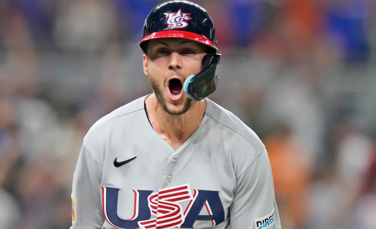 ▲費城人明星游擊手特納（Trea Turner）2023年WBC狂轟5發全壘打，還曾率領美國隊打敗委內瑞拉，本屆卻自曝沒接到美國隊徵召電話。（圖／美聯社／達志影像）