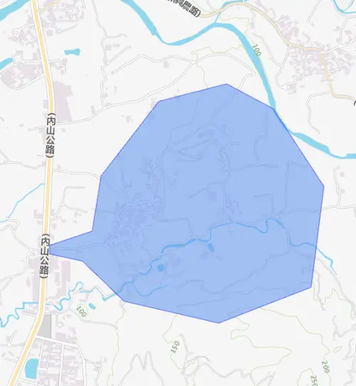 ▲台南市楠西區3月18日停水範圍一圖看完。（圖／台灣自來水公司water.gov.tw/）