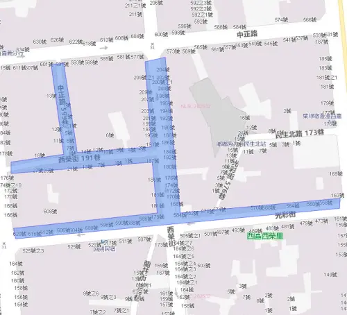 ▲嘉義市西區3月18日停水範圍一圖看完。（圖／台灣自來水公司water.gov.tw/）