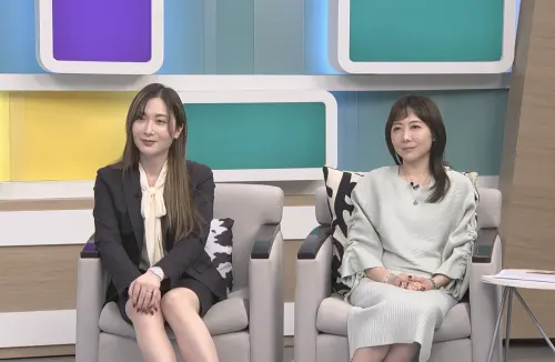 ▲陳樂涵（左）與老婆雪兒（右）登上《震震有詞》。 （圖／和展影視提供）