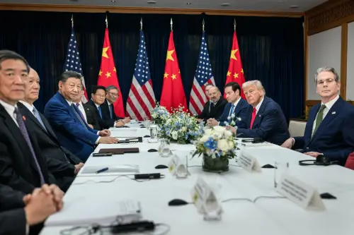 Trump–Xi Meeting in Busan, October 2025 (Shutterstock)