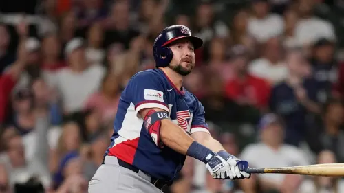 ▲去年剛創下捕手單季60轟紀錄的勞雷，本屆完全沒能發揮長打火力，3場比賽9打數0安打，低迷表現讓他在準決賽與決賽失去先發位置。（圖／美聯社／達志影像）