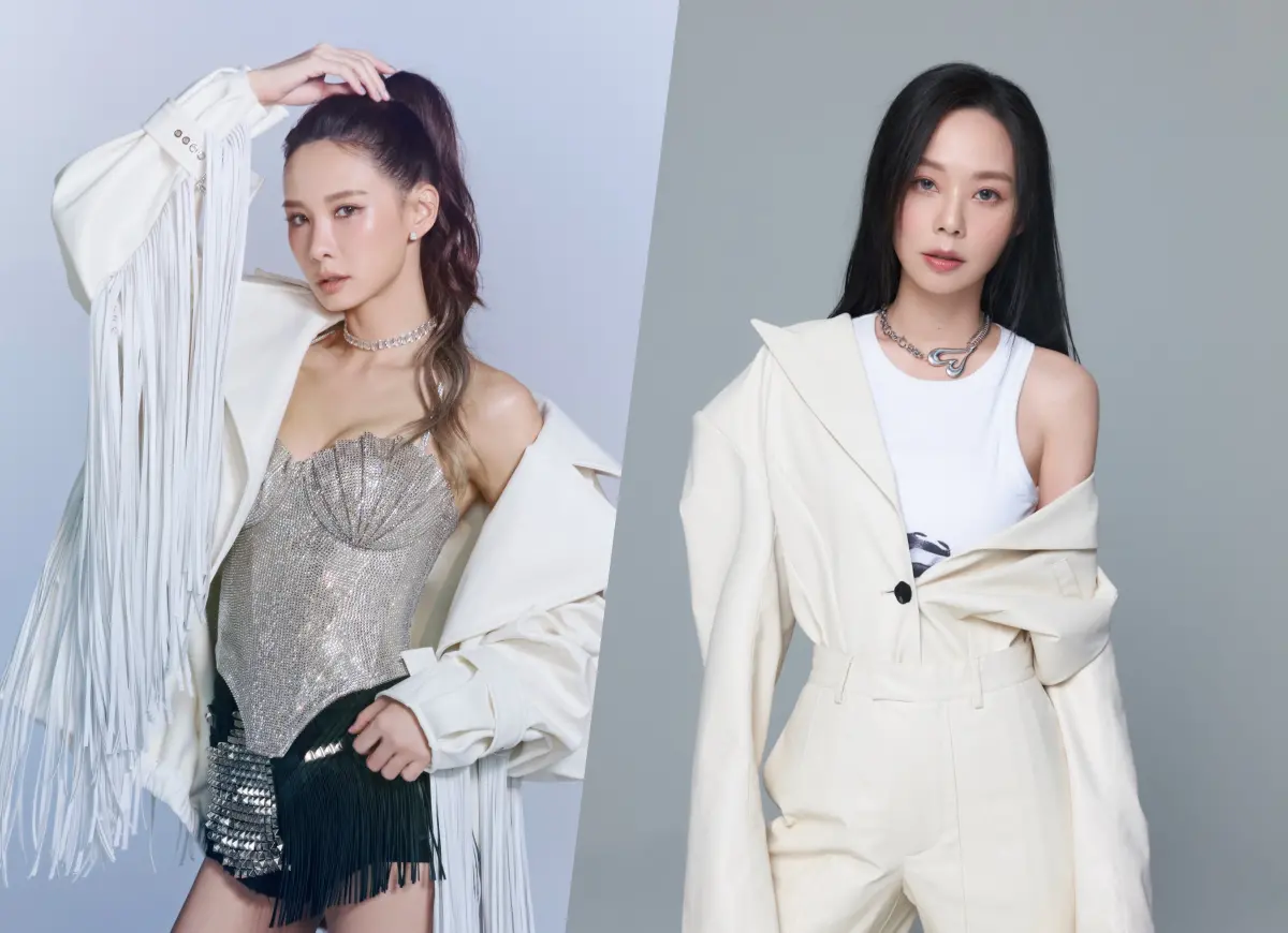 ▲有台版Jennie封號的孫淑媚（右），將到台東參與2026東浪嘉年華，合體安心亞（左），重現破7億票房國片《陽光女子合唱團》裡「蘭珮CP」組合。孫淑媚一度擔憂，台東美食會讓她吃到腹肌失蹤。（圖／三立提供）