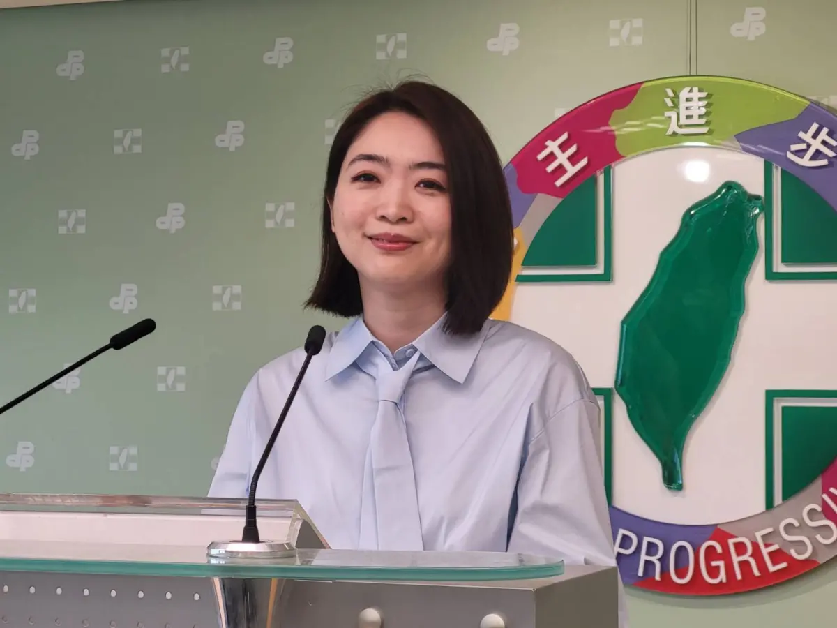 ▲韓瑩證實，確實有收到地方徵詢意見，但尊重地方黨部提名作業。（圖／記者陳佩君攝，2026.03.18）