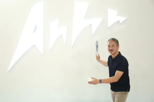 ▲「Ahhh Social Pickleball Hub」創辦人Johnny方碩蔚。（圖／記者邱曾其攝）