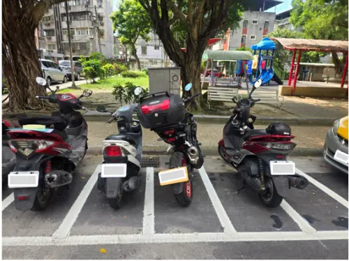 ▲新北市目前已經開放板橋、新店、新莊、泰山、林口、三重及蘆洲7區讓重機停在路邊收費機車格。（圖／新北市政府）