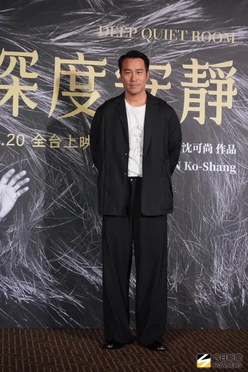 ▲張孝全宣傳新作《深度安靜》，被問及好友楊銘威婚變傳聞。（圖／記者嚴俊強攝影）