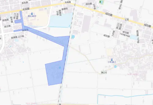 ▲台南市3月20日停水範圍一次看。（圖／台灣自來水公司water.gov.tw/）