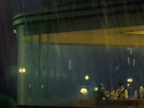 ▲周杰倫新歌〈太陽之子〉MV段落之一，致敬美國現實主義畫家愛德華・霍普（Edward Hopper）名畫《夜遊者》。（圖／翻攝自周杰倫IG@jaychou）