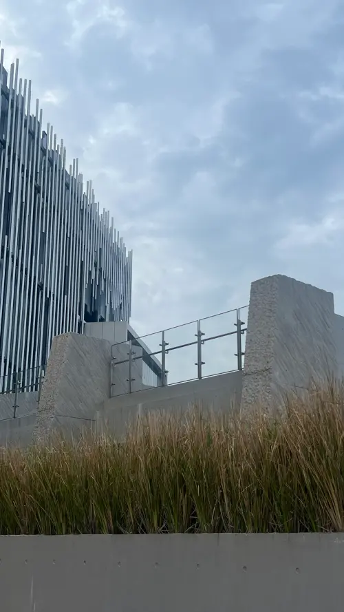 ▲▼新北市美術館外設有舞台活動、小型攤販與草坪空間，適合民眾休閒踏青。（圖／記者賴禹妡攝）