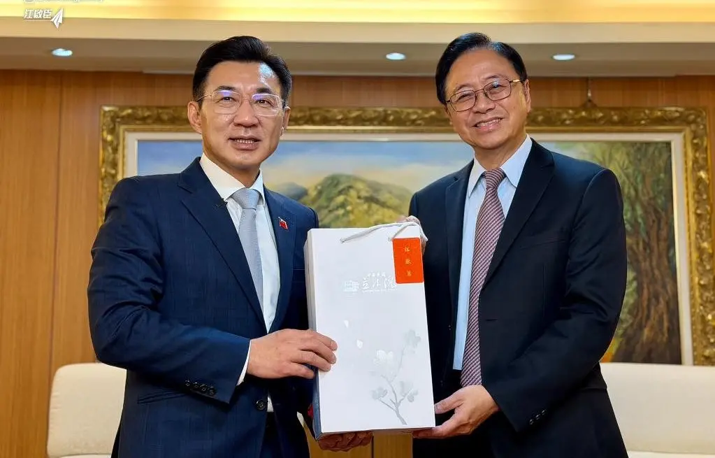 ▲江啟臣日前拜訪桃園市長張善政，討教執政心得。（圖／翻攝江啟臣臉書，2026.03.19）