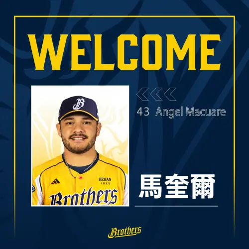 ▲中信兄弟今日宣布簽下新洋投馬奎爾，是新球季簽下的第6位洋投。（圖／中信兄弟提供）