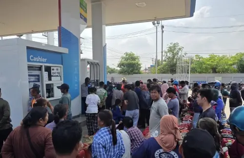 泰國囤油大作戰！農村加油站凌晨排隊「搶油潮」