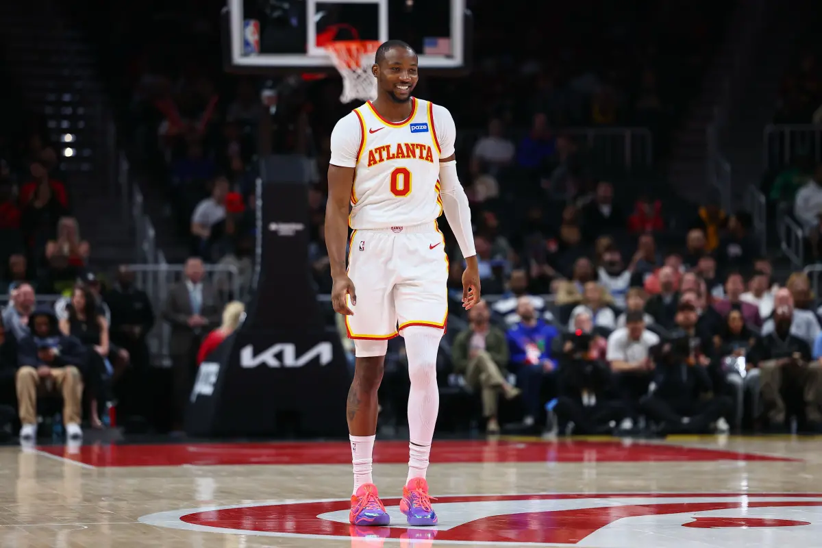 ▲庫明加（Jonathan Kuminga）雖然轉戰老鷹後受傷勢影響，至今僅出賽6場，但這6場老鷹都贏球，與他在勇士隊時期苦苦掙扎的勝率形成強烈對比。（圖／美聯社／達志影像）