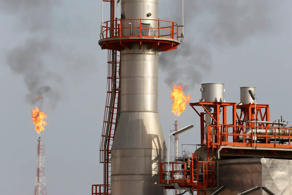 ▲伊朗南帕爾斯天然氣田的天然氣設施。（圖／美聯社／達志影像）