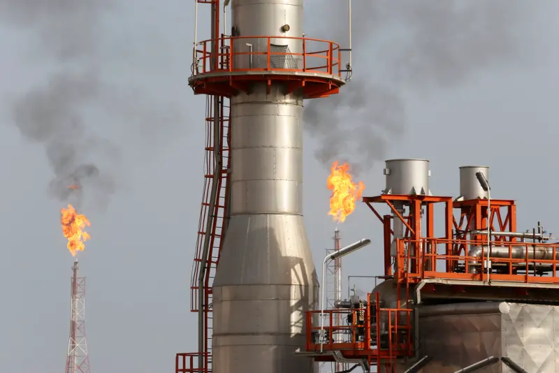    ▲伊朗南帕爾斯天然氣田的天然氣設施。（圖／美聯社／達志影像）  