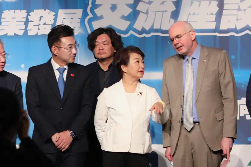    ▲AIT處長谷立言今年2月與台中市長盧秀燕出席產業發展交流座談會。（圖／台中市政府提供，2026.03.19）  