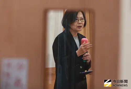 ▲前總統蔡英文赴東吳大學與同學分享過去八年總統經歷。（圖／記者葉政勳攝 ,2026.03.19）