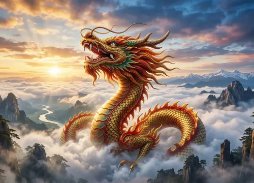 ▲龍抬頭習俗源自於農業社會在年後期盼春天雨水利於耕種，俗話說：「龍不抬頭，天不下雨」，龍是祥瑞之物，又是和風降雨的主宰，人們祈望龍抬頭興雲作雨、滋潤萬物。（圖／Gemini生成／記者陳雅雲監製）