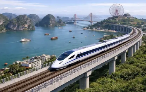 河內直達下龍灣只要30分鐘！越南首條高鐵4月動工　時速飆350公里
