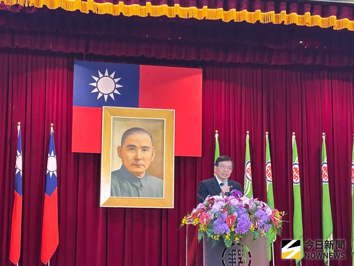 ▲中華郵政公司董事長王國材。（圖／記者李青縈攝）