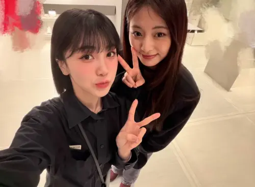 ▲有不少粉絲在台北街頭遇到子瑜，有禮貌詢問是否可以合照，子瑜都大方答應，私底下非常親切又溫柔。（圖/讀者授權提供）