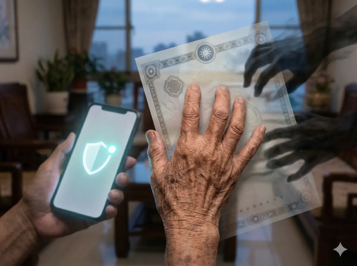 ▲林智群律師揭阿嬤遭房產詐騙慘被告，專家籲辦理地籍異動即時通，加子女通知守老本。（示意圖／Gemini生成／NOWNEWS監製）