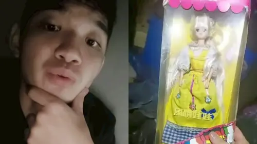 剛關完又被抓了！晚安小雞涉案畫面曝　闖廢墟「扯入靈狂砸芭比」
