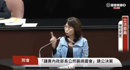 李貞秀國籍引爆「綠白激戰」　陳昭姿嗆：有種喊台灣中國一邊一國