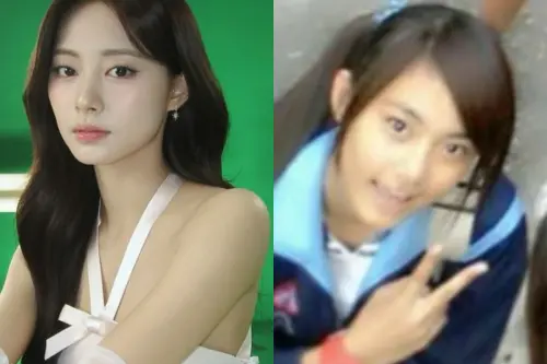 ▲子瑜就讀復興國中時和現今模樣差別不大，當時已經是美人胚子。（圖／쯔위 (TZUYU)IG@thinkaboutzu、翻攝自周子瑜粉絲專頁）