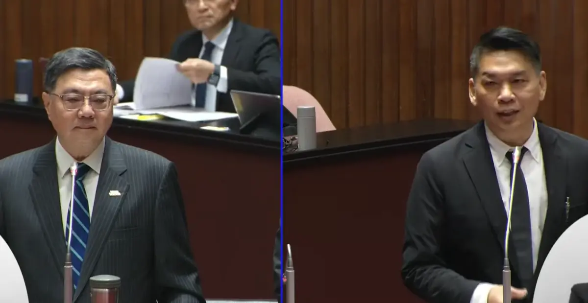 ▲李柏毅感嘆，真心換絕情，今天心情非常差。（圖／國會頻道）