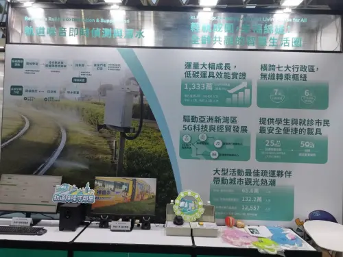 ▲「軌道噪音即時偵測與灑水」及「輕軌成圓，幸福綿延：全齡共榮的智慧稱活圈」。（圖／高市府捷運局提供）