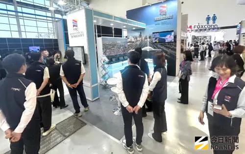 ▲台灣港務公司參與高雄智慧城市展，吸引參觀人潮。(圖／記者黃守作攝，2026.03.20)