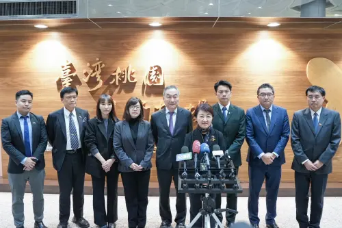 ▲台中市長盧秀燕結束為期11天的訪美行程，今天清晨返台時受訪。（圖／台中市政府提供，2026.03.21）