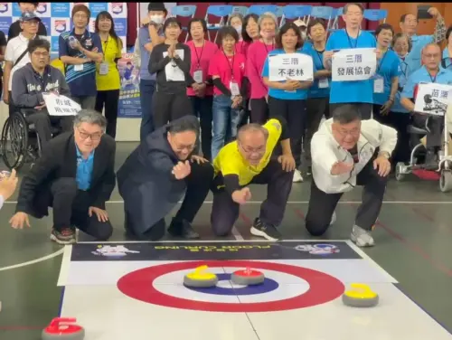 長大版彈珠　冰壺運動正席捲台中
