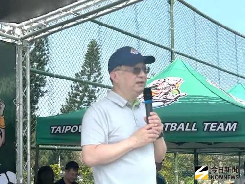 ▲台灣電力公司副總經理蔡志孟致詞。(圖／記者黃守作攝，2026.03.21)