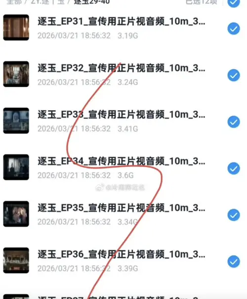 ▲《逐玉》大結局遭洩露。（圖／翻攝自微博）