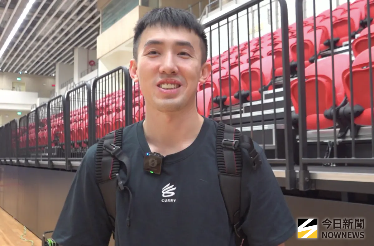 ▲東超冠軍戰明（22）開打，領航猿主控白曜誠霸氣喊「我們是東亞最強球隊」。（圖／吳忠育 攝）