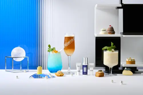 ▲台北W飯店WOOBAR下午茶系列「W Tipsy Tea」，攜手瑞士頂奢護膚品牌LA PRAIRIE，推出全新主題雙人套餐。（圖／台北W飯店提供https://www.wtaipei.com.tw）