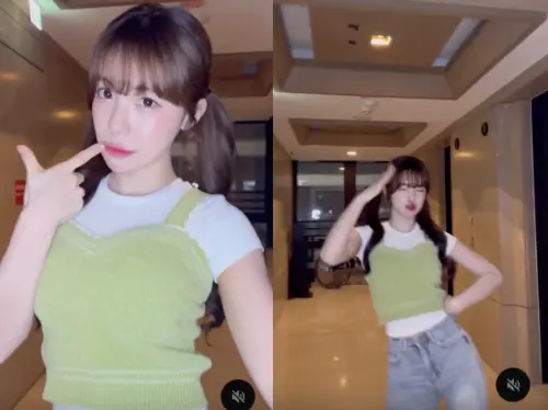 ▲李多慧（如圖）熱跳〈Ms.Potato〉，畫面讓人不自覺一看再看。（圖／翻攝自李多慧Threads）